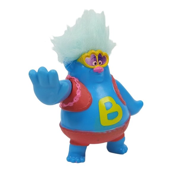 McDonalds Happy Meal Toy Biggie And Mr Dinkles Action Figure Trolls World Tour - Picture 2 of 11